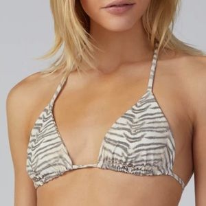 BOYS + ARROWS ANIMALISTIC  MEL STRING BIKINI TOP